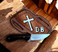 Working Cowboy Knife - Handmade Rasp Steel & Wenge Wood