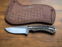 Lone Rider Cowboy Knife – Handmade with Antler Horn Elegance
