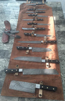 Hand Made BBQ/Chef/Kitchen Knife Set