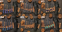 Hand Made BBQ/Chef/Kitchen Knife Set