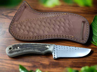 Lone Rider Cowboy Knife – Handmade with Antler Horn Elegance