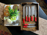 Hand Made BBQ/Chef/Kitchen Knife Set