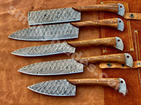 Hand Made BBQ/Chef/Kitchen Knife Set
