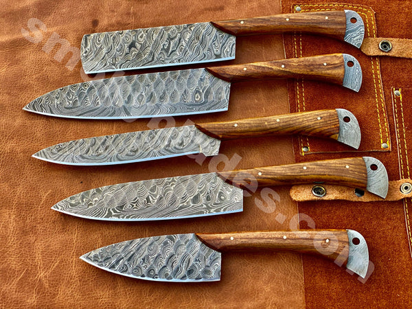 Hand Made BBQ/Chef/Kitchen Knife Set
