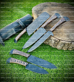 Hand Made BBQ/Chef/Kitchen Knife Set