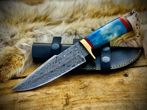Hand Made Skinning Hunting Camping EDC Knife