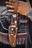 Handmade Texas Handle Knife Pair