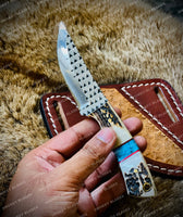 Hand Made Cowboy Bull Cutter/ Skinner Knife