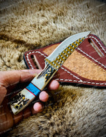 Hand Made Cowboy Bull Cutter/ Skinner Knife