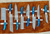 Hand Made BBQ/Chef/Kitchen Knife Set