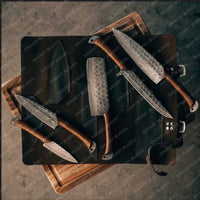 Hand Made BBQ/Chef/Kitchen Knife Set