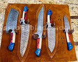 Hand Made Texas Flag Handles BBQ/Chef/Kitchen Set