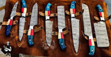 Hand Made BBQ/Chef/Kitchen Knife Set