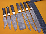 Hand Made BBQ/Chef/Kitchen Knife Set