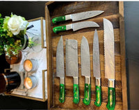 Hand Made BBQ/Chef/Kitchen Knife Set