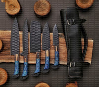 Hand Made BBQ/Chef/Kitchen Knife Set