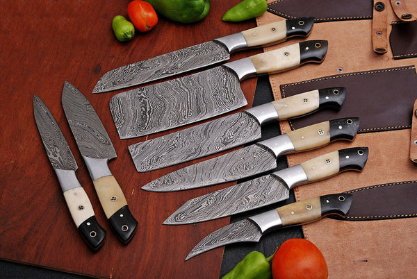Hand Made BBQ/Chef/Kitchen Knife Set