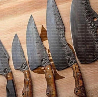 Hand Made Butchers/BBQ/Chef/Kitchen Knife Set