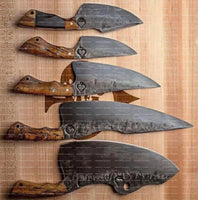 Hand Made Butchers/BBQ/Chef/Kitchen Knife Set