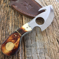 Hand Made Gut Hook Skinning Knife