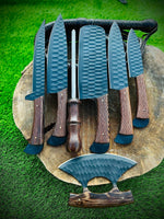 Hand Made BBQ/Chef/Kitchen Knife Set