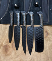 Hand Made BBQ/Chef/Kitchen Knife Set