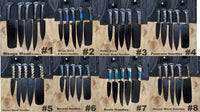 Hand Made BBQ/Chef/Kitchen Knife Set