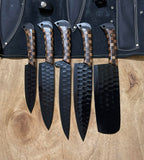 Hand Made BBQ/Chef/Kitchen Knife Set