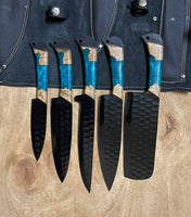 Hand Made BBQ/Chef/Kitchen Knife Set