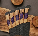 Hand Made BBQ/Chef/Kitchen Knife Set