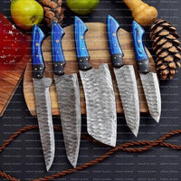 Hand Made BBQ/Chef/Kitchen Knife Set