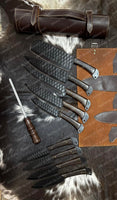Hand Made BBQ/Chef/Kitchen Knife Set