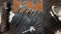Hand Made BBQ/Chef/Kitchen Knife Set