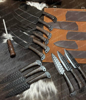 Hand Made BBQ/Chef/Kitchen Knife Set