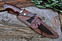 Handmade Damascus Bowie Hunting Jungle Knife