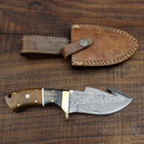 Hand Made Gut Hook Skinning Knife