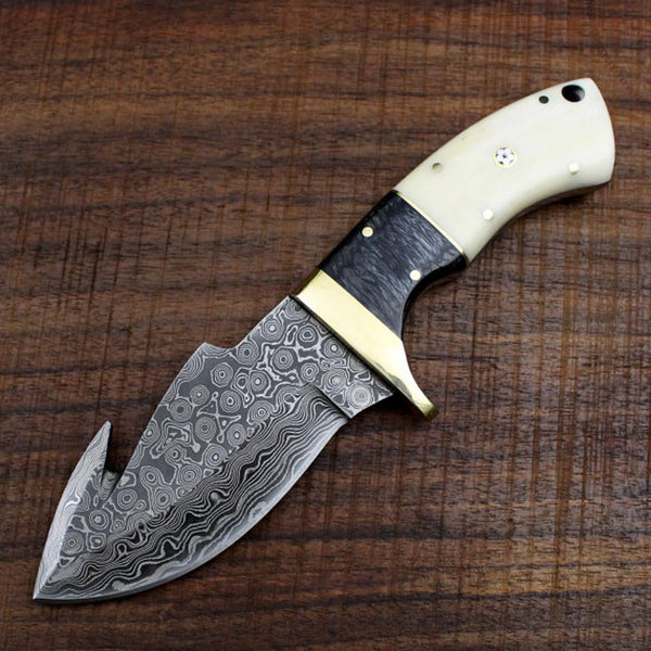 Hand Made Gut Hook Skinning Knife