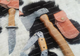 Hand Made Hunting Folding Axe Knife Set