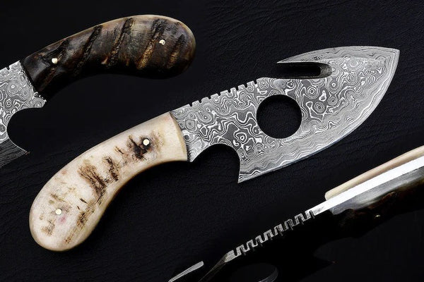 Hand Made Gut Hook Skinning Knife