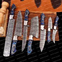 Hand Made BBQ/Chef/Kitchen Knife Set