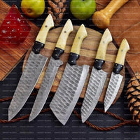 Hand Made BBQ/Chef/Kitchen Knife Set