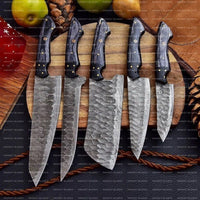 Hand Made BBQ/Chef/Kitchen Knife Set