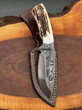 Handmade Hand Engraved Skinner/Hunter/Camp EDC Knife
