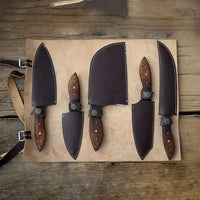 Hand Made BBQ/Chef/Butchers/Kitchen Knife Set