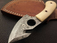 Hand Made Gut Hook Skinning Knife