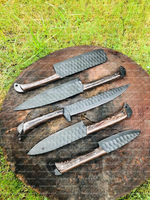 Hand Made BBQ/Chef/Kitchen Knife Set