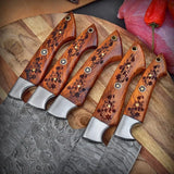 Hand Made BBQ/Chef/Kitchen Knife Set