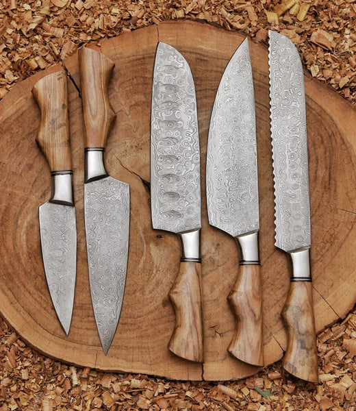 Hand Made BBQ/Chef/Kitchen Knife Set