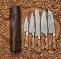 Hand Made BBQ/Chef/Kitchen Knife Set