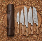 Hand Made BBQ/Chef/Kitchen Knife Set